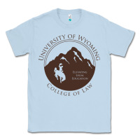 Dusty Blue university of wyoming cowboys Classic Tee - linhVisuals