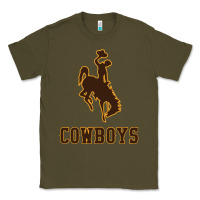 Army Green university of wyoming cowboys Classic Tee - linhVisuals