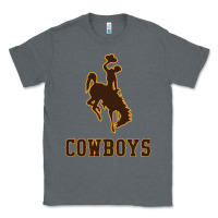 Charcoal Heather university of wyoming cowboys Classic Tee - linhVisuals