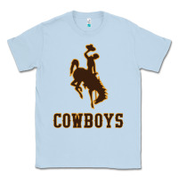 Dusty Blue university of wyoming cowboys Classic Tee - linhVisuals