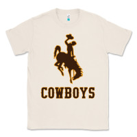 Natural university of wyoming cowboys Classic Tee - linhVisuals