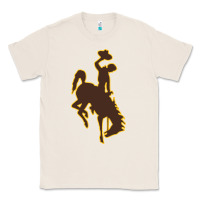 Natural university of wyoming cowboys Classic Tee - linhVisuals