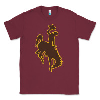 Burgundy university of wyoming cowboys Classic Tee - linhVisuals