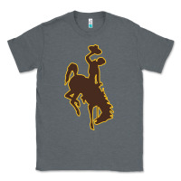 Charcoal Heather university of wyoming cowboys Classic Tee - linhVisuals