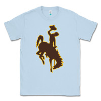Dusty Blue university of wyoming cowboys Classic Tee - linhVisuals