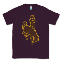 Plum university of wyoming cowboys Classic Tee - linhVisuals