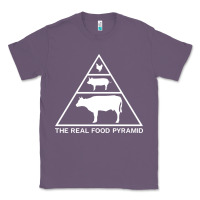 Lavender the real food pyramid carnivore Classic Tee - linhVisuals