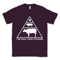 Plum the real food pyramid carnivore Classic Tee - linhVisuals