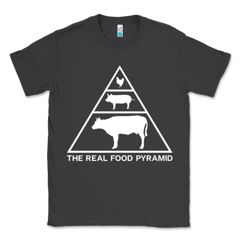 The Real Food Pyramid Carnivore Classic Tee by linhVisuals | Teevron