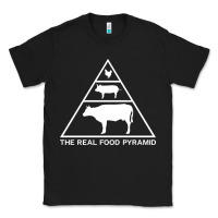Black the real food pyramid carnivore Classic Tee - linhVisuals