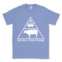 Colony Blue the real food pyramid carnivore Classic Tee - linhVisuals