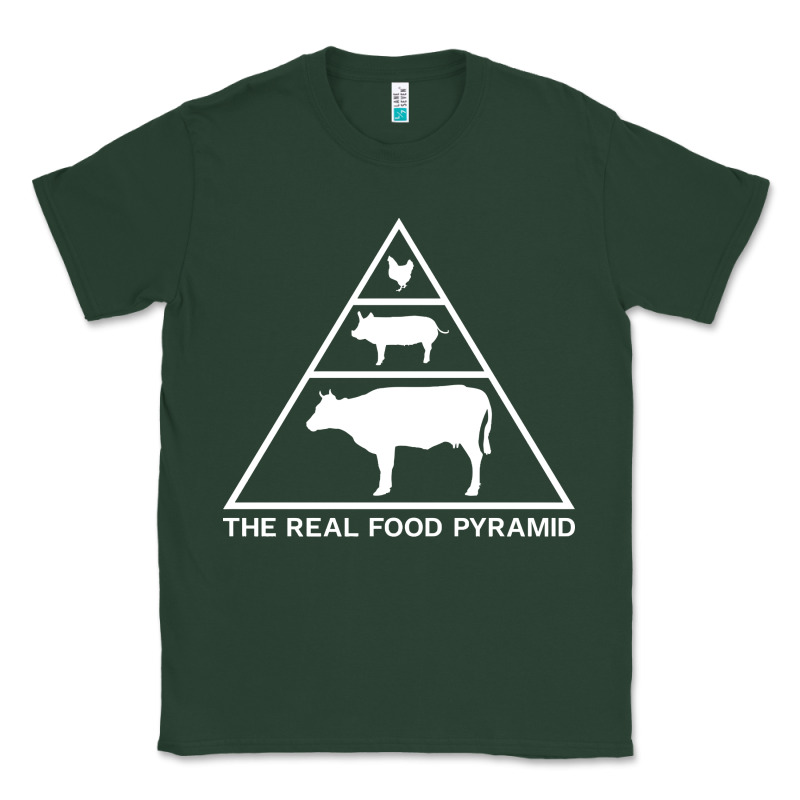 The Real Food Pyramid Carnivore Classic Tee by linhVisuals | Teevron