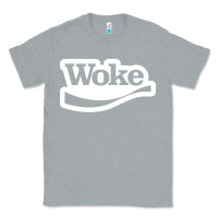 Heather Grey Woke Classic Tee - linhVisuals