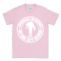 Bubblegum Pink Wounded Warrior No One Left Behind War Veteran Classic Tee - linhVisuals