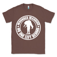 Chestnut Wounded Warrior No One Left Behind War Veteran Classic Tee - linhVisuals