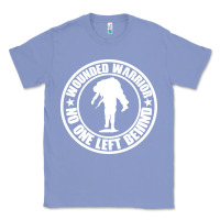 Colony Blue Wounded Warrior No One Left Behind War Veteran Classic Tee - linhVisuals