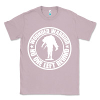 Lilac Wounded Warrior No One Left Behind War Veteran Classic Tee - linhVisuals