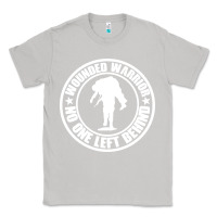 Moon Dust Wounded Warrior No One Left Behind War Veteran Classic Tee - linhVisuals