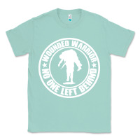 Seafoam Wounded Warrior No One Left Behind War Veteran Classic Tee - linhVisuals