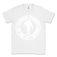 White Wounded Warrior No One Left Behind War Veteran Classic Tee - linhVisuals