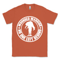 Copper Wounded Warrior No One Left Behind War Veteran Classic Tee - linhVisuals