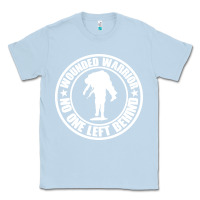 Dusty Blue Wounded Warrior No One Left Behind War Veteran Classic Tee - linhVisuals