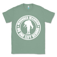 Sage Wounded Warrior No One Left Behind War Veteran Classic Tee - linhVisuals