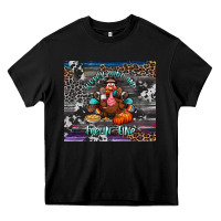 Black turkey wine and feelin fine tumbler Heavy Core Tee - BundleAndBundleShop