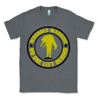 Charcoal Heather Wounded Warrior No One Left Behind War Veteran Classic Tee - linhVisuals