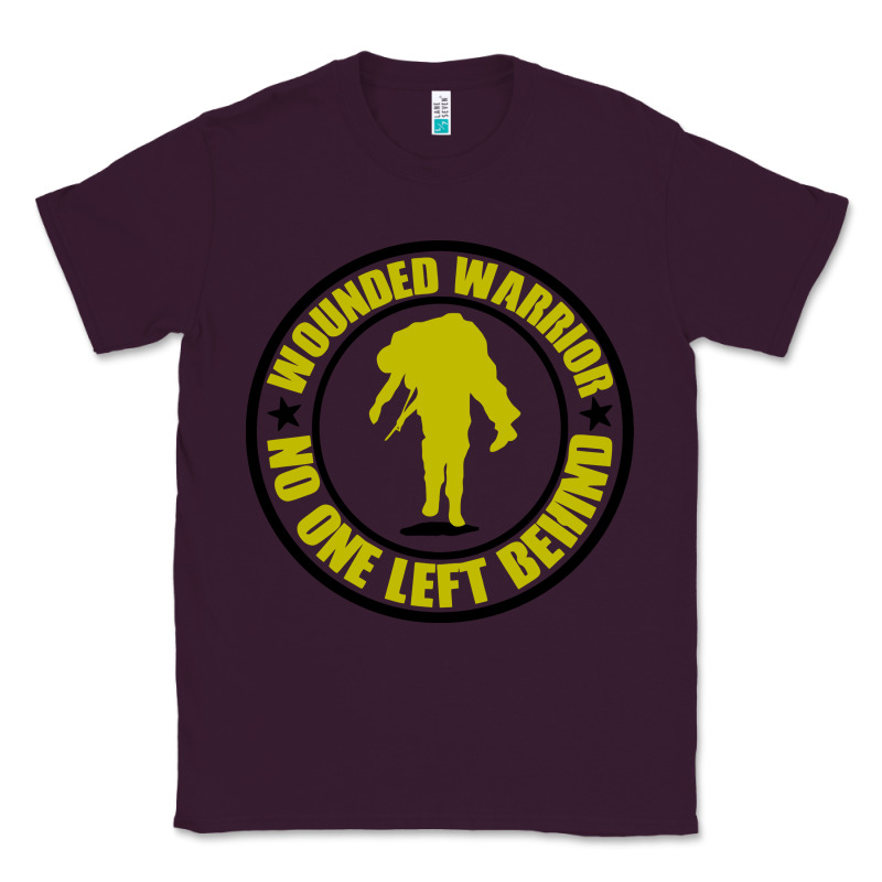Wounded Warrior No One Left Behind War Veteran Classic Tee by linhVisuals | Teevron