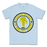 Dusty Blue Wounded Warrior No One Left Behind War Veteran Classic Tee - linhVisuals