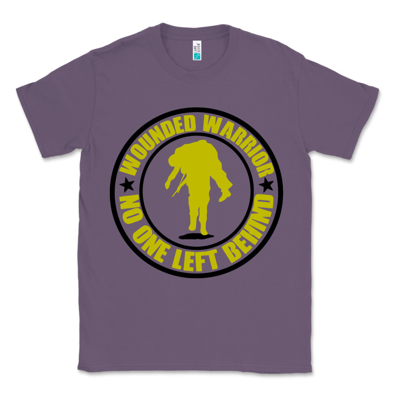 Wounded Warrior No One Left Behind War Veteran Classic Tee by linhVisuals | Teevron