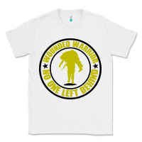 White Wounded Warrior No One Left Behind War Veteran Classic Tee - linhVisuals