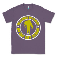 Lavender Wounded Warrior No One Left Behind War Veteran Classic Tee - linhVisuals