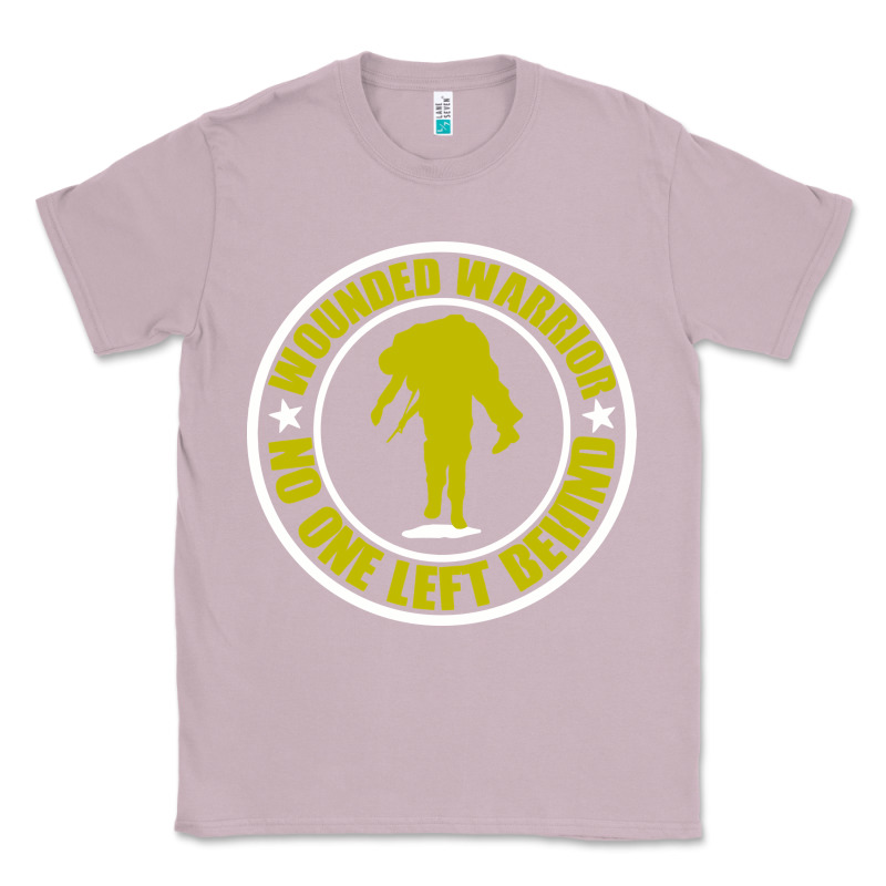 Wounded Warrior No One Left Behind War Veteran Classic Tee by linhVisuals | Teevron