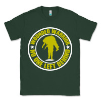 Sports Green Wounded Warrior No One Left Behind War Veteran Classic Tee - linhVisuals