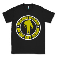 Black Wounded Warrior No One Left Behind War Veteran Classic Tee - linhVisuals