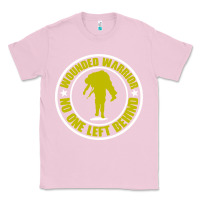 Bubblegum Pink Wounded Warrior No One Left Behind War Veteran Classic Tee - linhVisuals