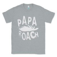 Heather Grey papa roach Classic Tee - linhVisuals