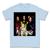 Dusty Blue The warning Classic Tee - linhVisuals