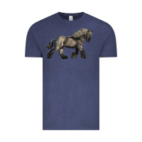 Vintage Denim Belgian Horse Vintage Tee - LillyAllenDesigns