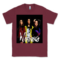 Burgundy The warning Classic Tee - linhVisuals
