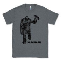 Charcoal Heather cool unique sasquash sasquatch and squash bigfoot t shirt Classic Tee - linhVisuals