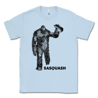 Dusty Blue cool unique sasquash sasquatch and squash bigfoot t shirt Classic Tee - linhVisuals