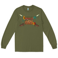 Army Green wild one with gemstone and sunflower Long Sleeve Tee - Artiststas