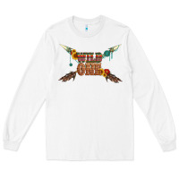 White wild one with gemstone and sunflower Long Sleeve Tee - Artiststas