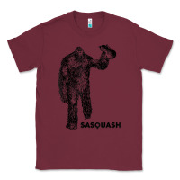 Burgundy cool unique sasquash sasquatch and squash bigfoot t shirt Classic Tee - linhVisuals