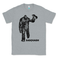 Heather Grey cool unique sasquash sasquatch and squash bigfoot t shirt Classic Tee - linhVisuals