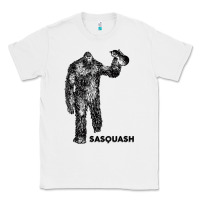 White cool unique sasquash sasquatch and squash bigfoot t shirt Classic Tee - linhVisuals