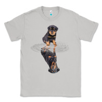 Moon Dust rottweiler reflection t shirt funny father's day dog gifts Classic Tee - linhVisuals